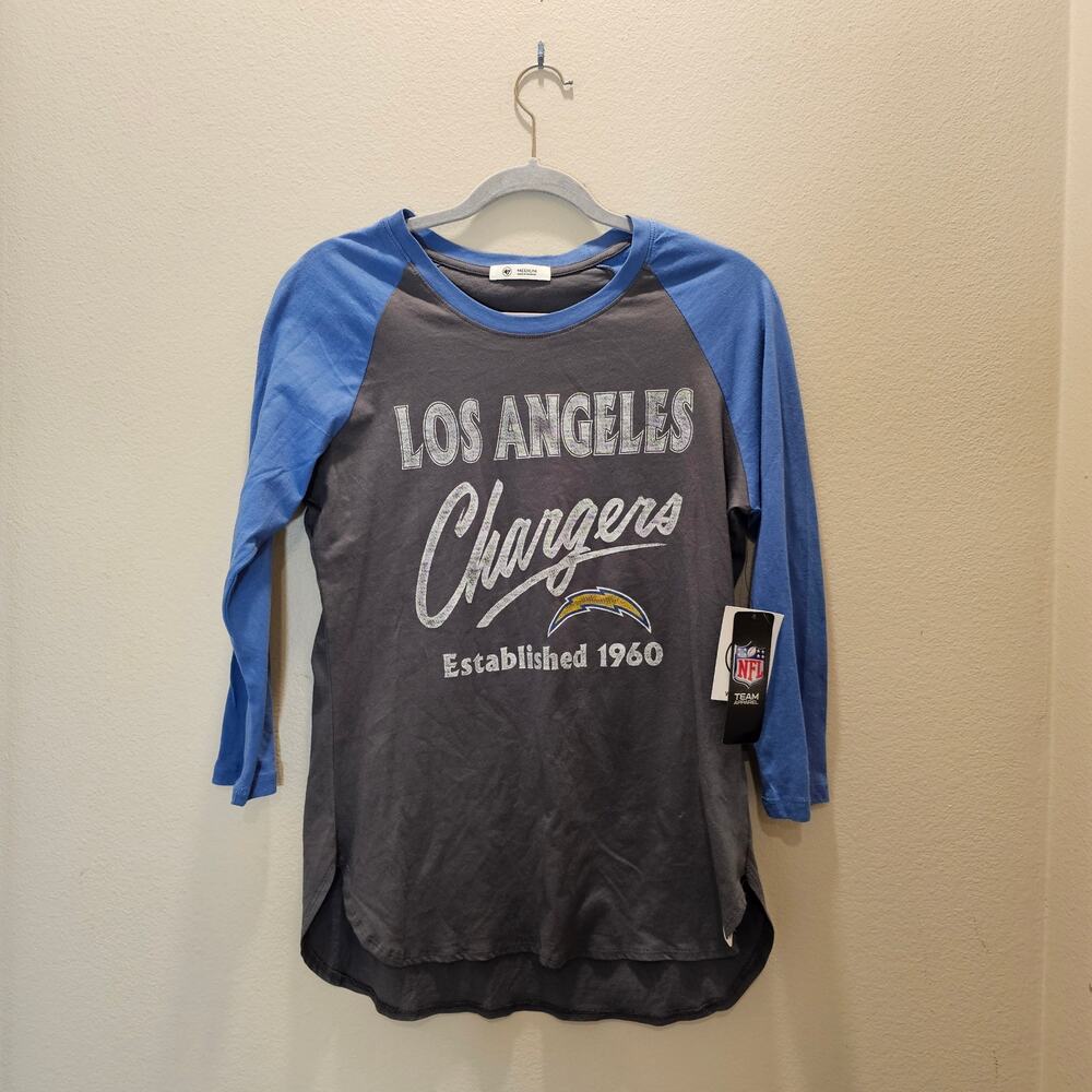 NWT '47 Los Angeles Chargers Long Sleeve T-Shirt Size Medium